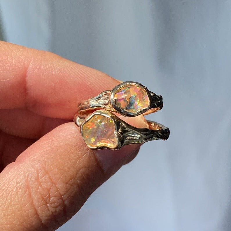 Jellyfish Ring (10k gold) - Size 5