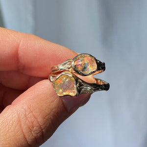 Jellyfish Ring (10k gold) - Size 8