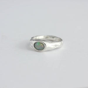 Molten Opal Signet - Size 3.5