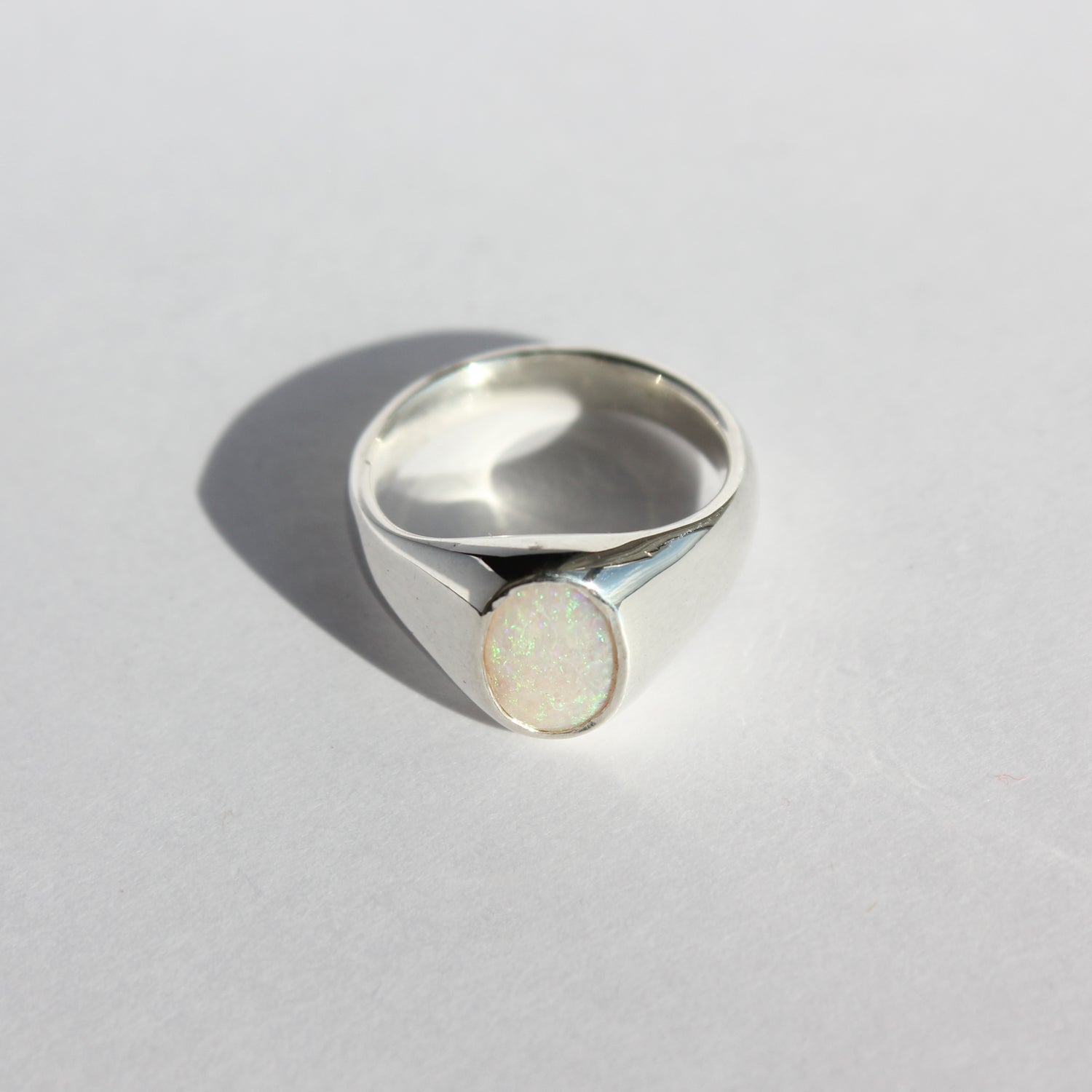 Opal Signet - Size 7