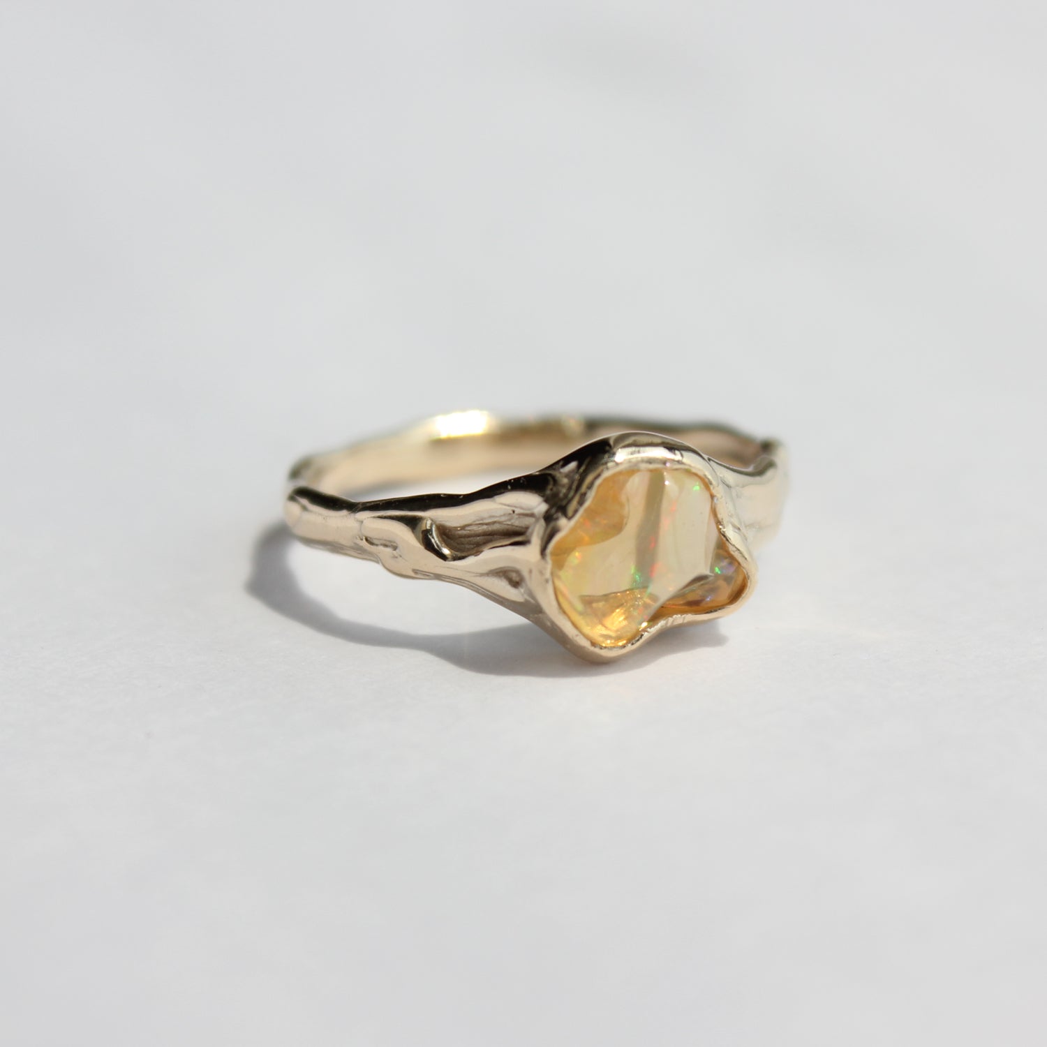 Jellyfish Ring (10k gold) - Size 8