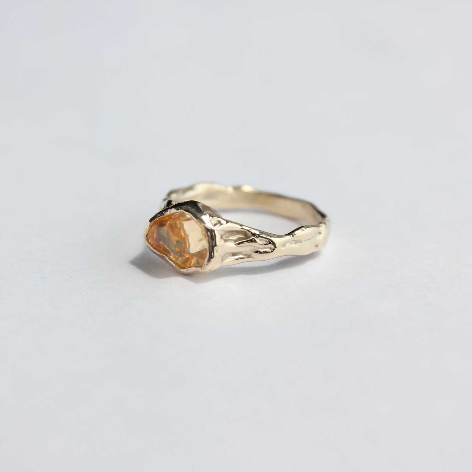 Jellyfish Ring (10k gold) - Size 5