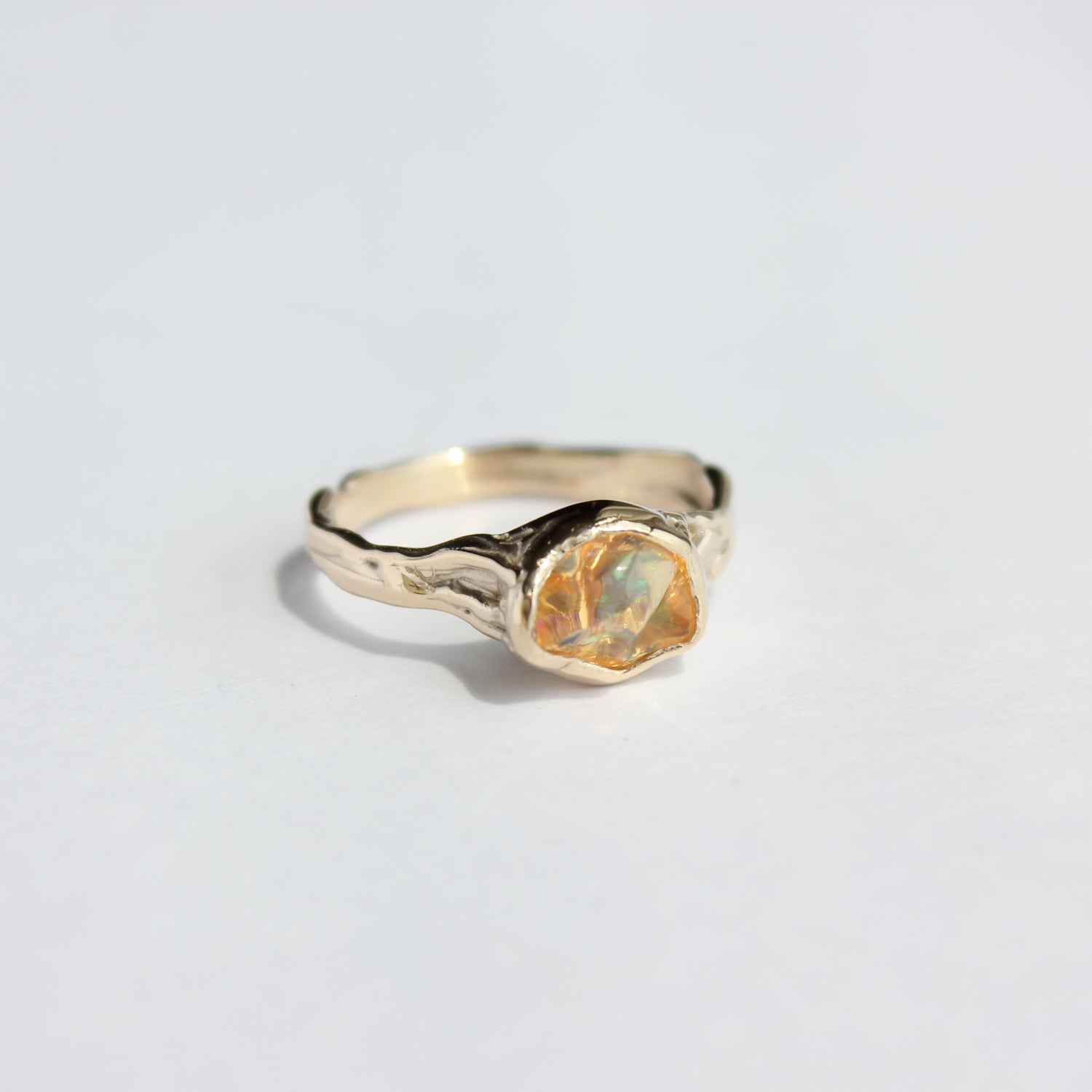 Jellyfish Ring (10k gold) - Size 5