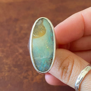 Boulder Opal Ring - Size 6.5