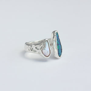 Adjustable Rock Pool Ring - Size 6.5 - 7