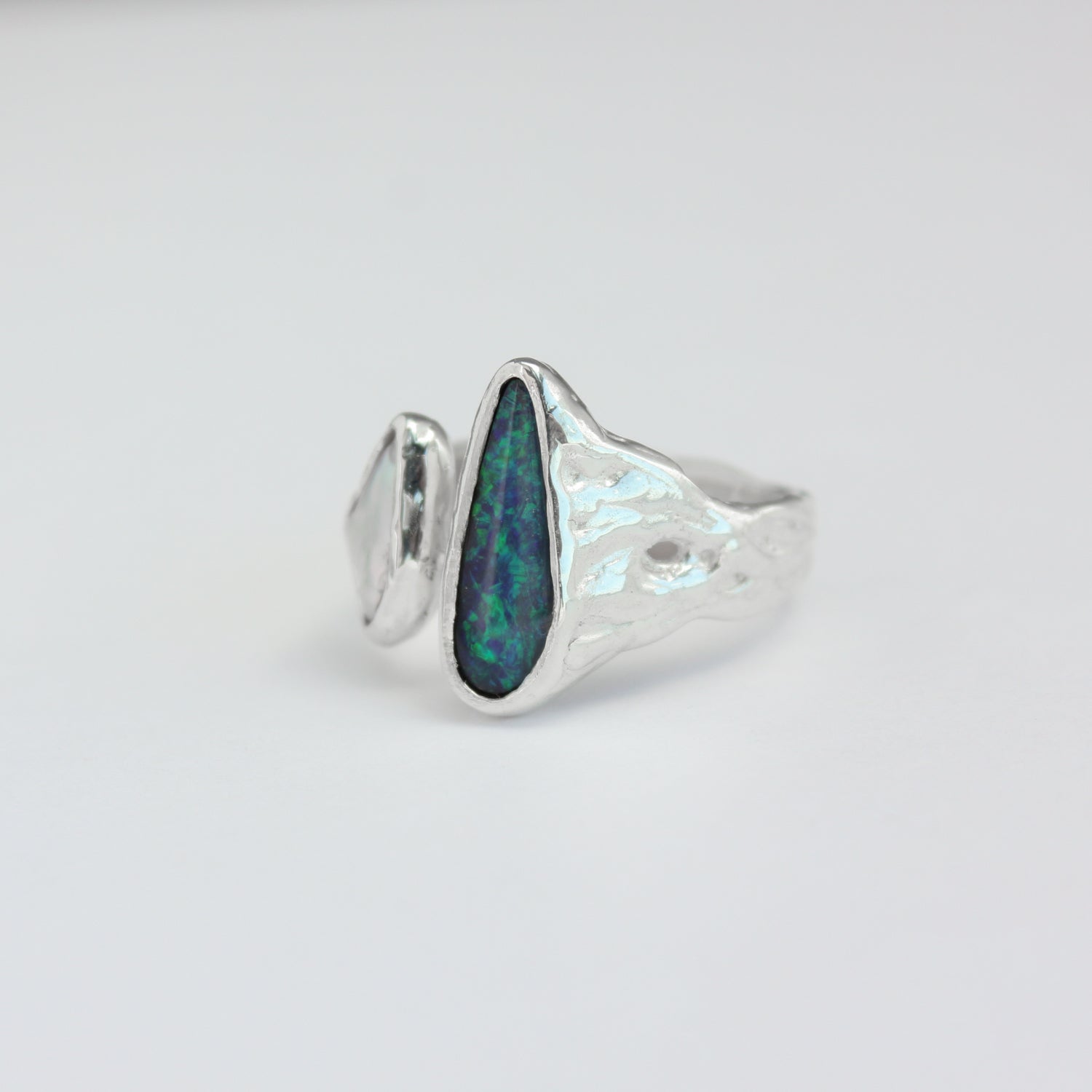 Adjustable Rock Pool Ring - Size 6.5 - 7