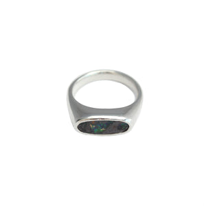 Sleek Opal Signet - Size 6