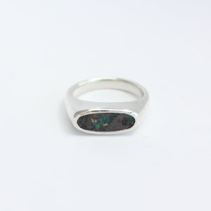 Sleek Opal Signet - Size 6