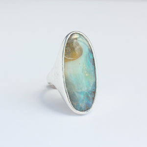 Boulder Opal Ring - Size 6.5