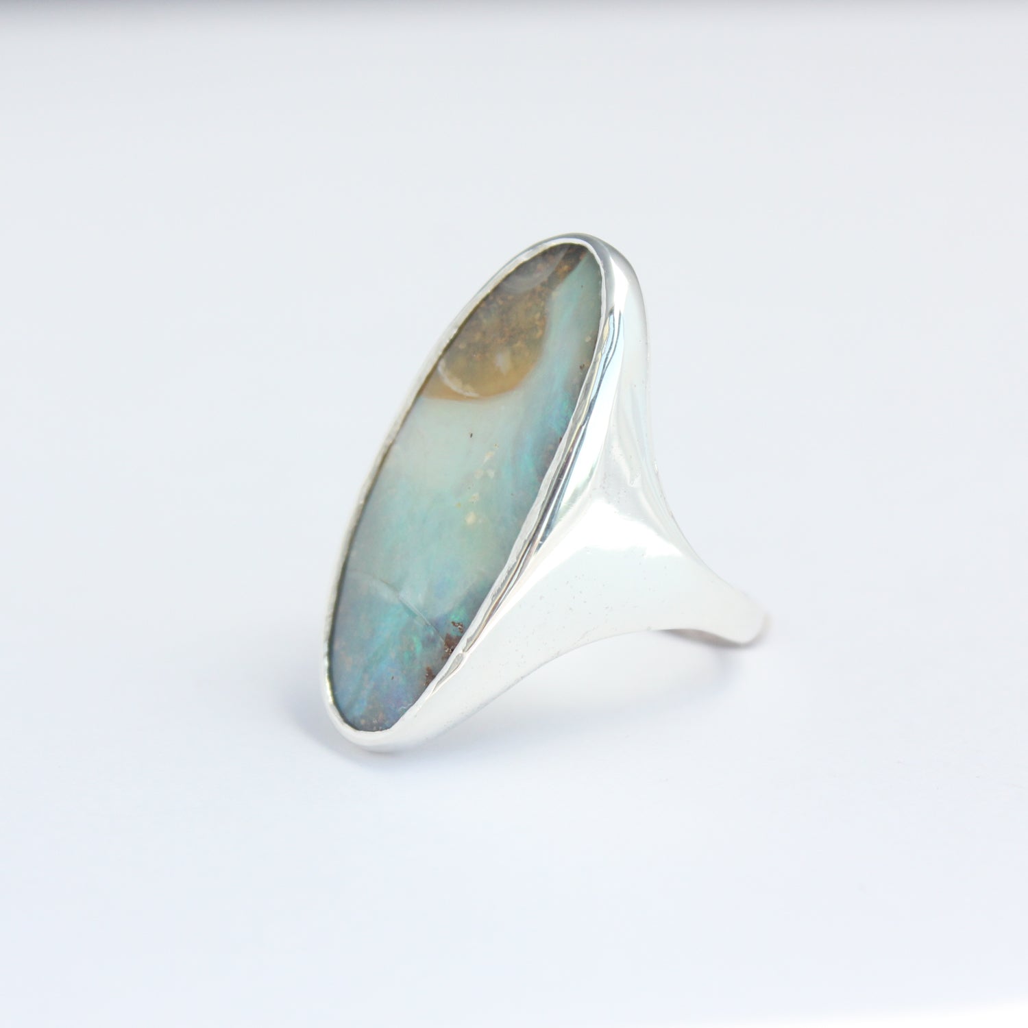 Boulder Opal Ring - Size 6.5