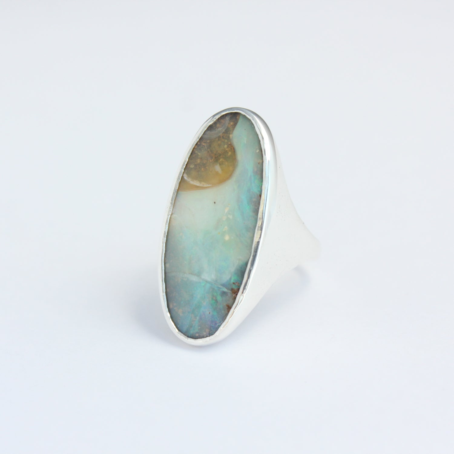 Boulder Opal Ring - Size 6.5