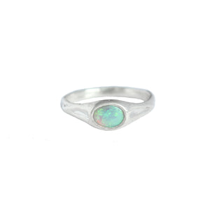 Molten Opal Signet - Size 7.75