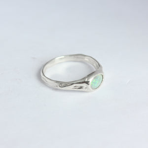 Molten Opal Signet - Size 7.75