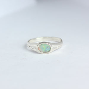 Molten Opal Signet - Size 7.75