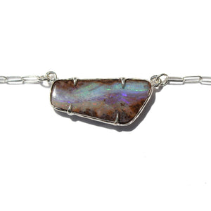 Statement Boulder Opal Necklace - Thaleia