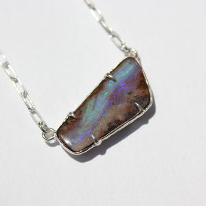 Statement Boulder Opal Pendant - Thaleia Jewelry