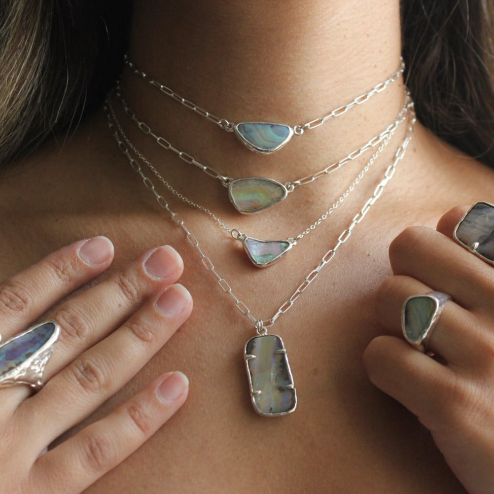 Boulder Opal Choker - Thaleia Jewelry