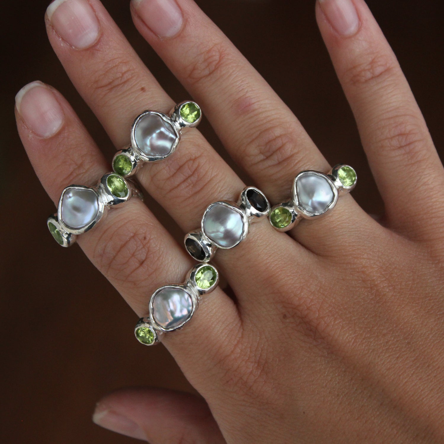 Dark Angel Ring - Size 8 - Thaleia Jewelry