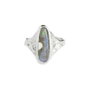 Boulder Opal Ring - Size 7.5 - Thaleia Jewelry