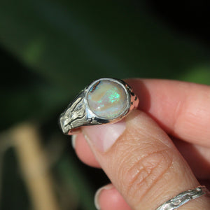 Crystal Ball Ring - Size 7 - Thaleia Jewelry