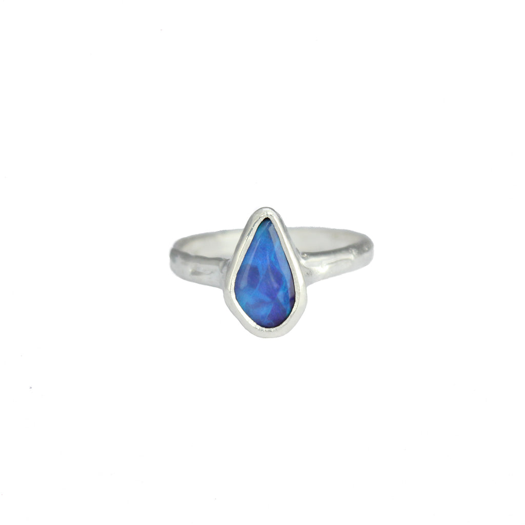 Dainty Opal Ring - Size 5.5 - Thaleia
