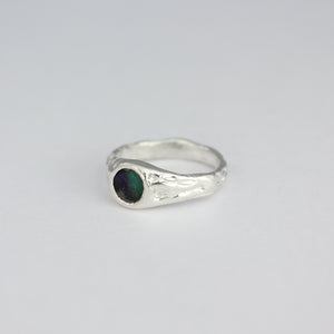 Mini Opal Crater Ring - Size 5.5 - Thaleia