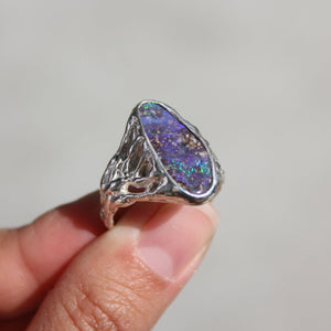 Boulder Opal Ring - Thaleia