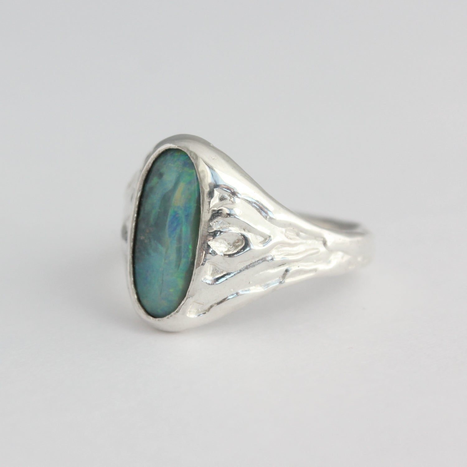 Boulder Opal Ring - Size 9.25