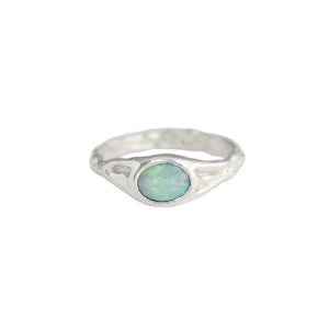 Mini Molten Opal Signet - Size 6.5