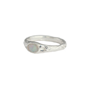 Organic Opal Signet - Size 7.25