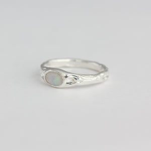 Organic Opal Signet - Size 7.25