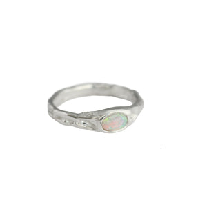 Organic Opal Signet - Size 7.25