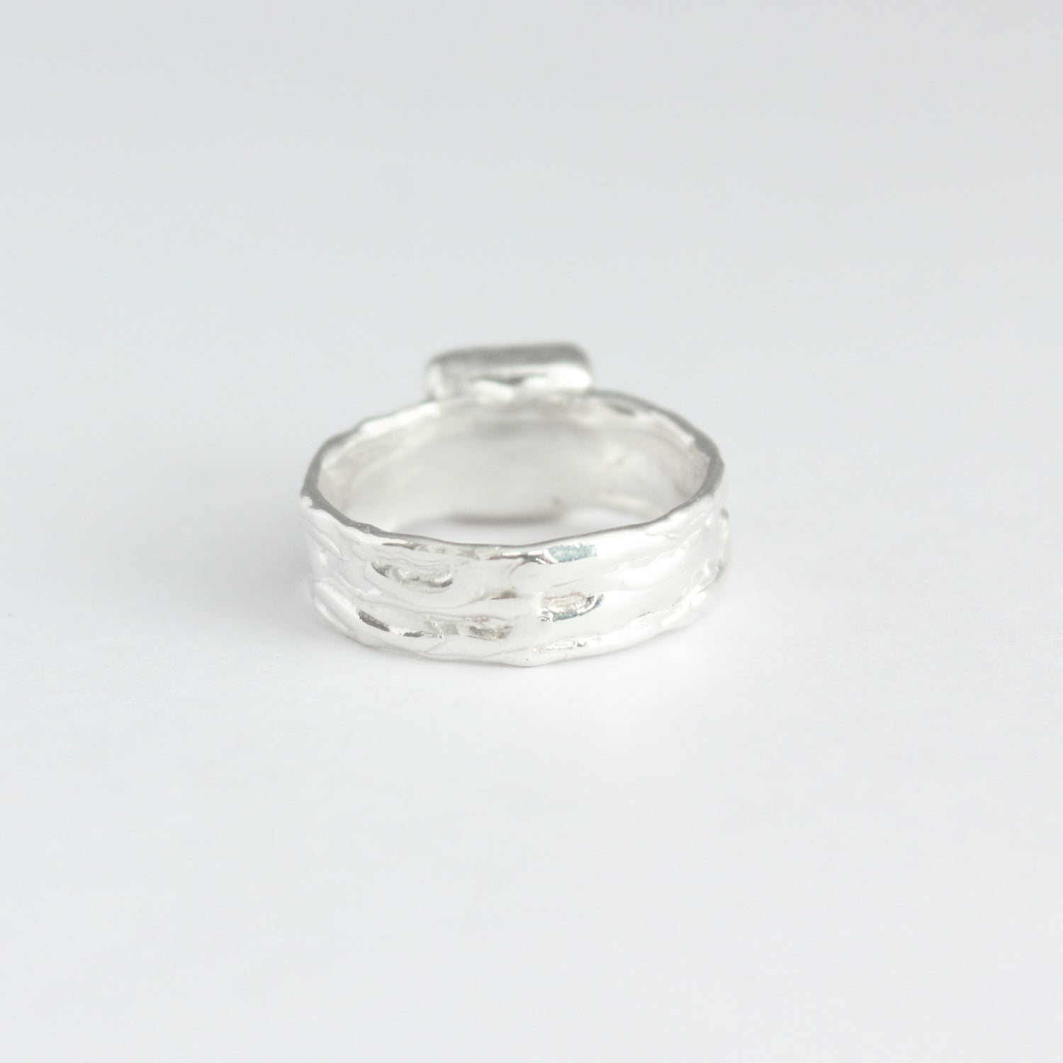 White Opal Ring - Size 6.5
